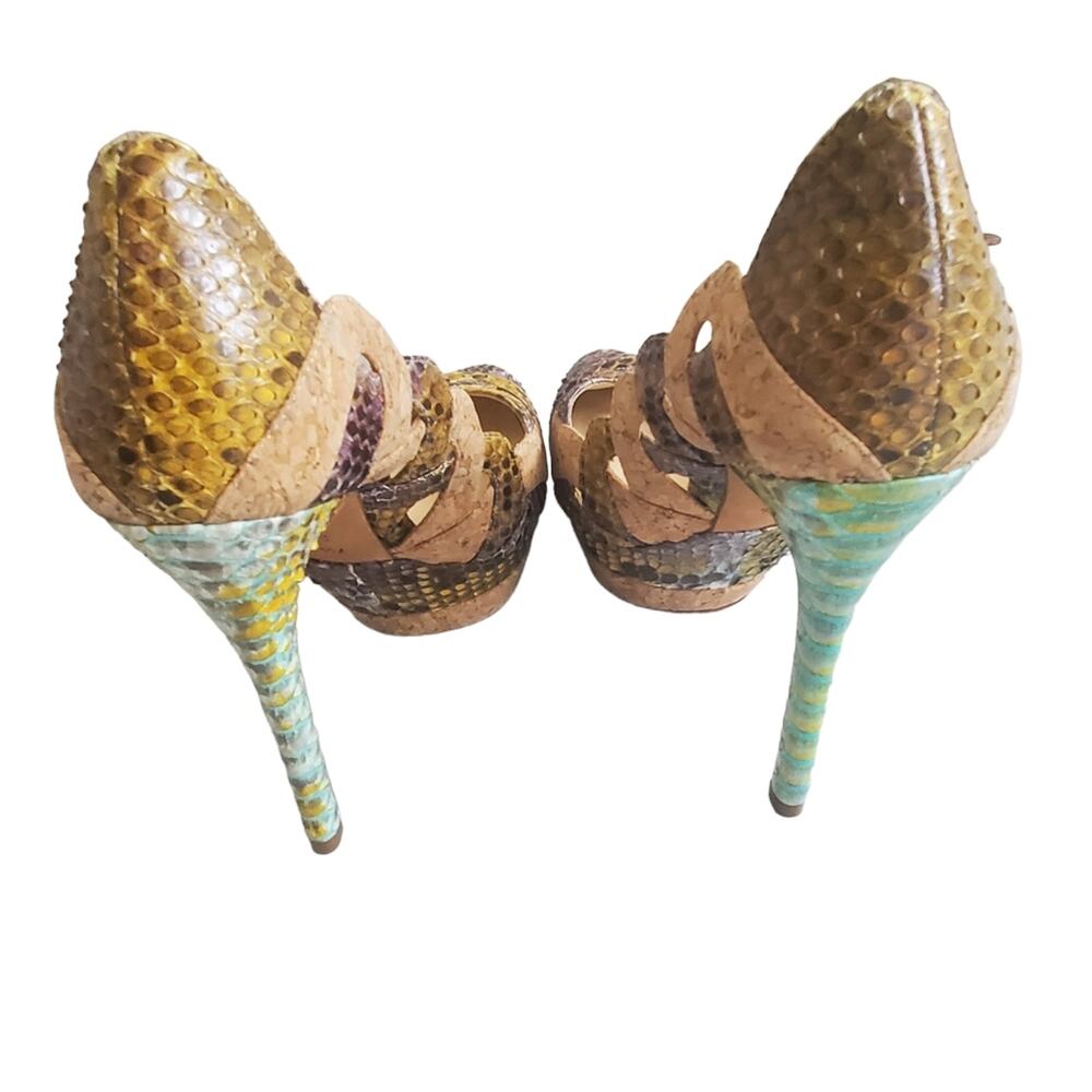 Alexandre Birman Python Platform Pump (7.5) - Picture 4 of 5